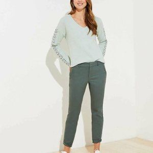 LOFT Girlfriend Chino Slim through the Hip Pants
